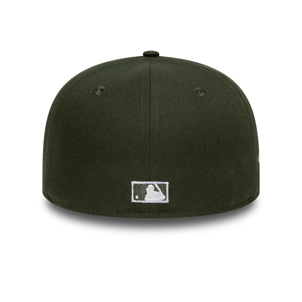 This is an LA Dodgers MLB World Series Dark Green 59FIFTY Fitted Cap 7