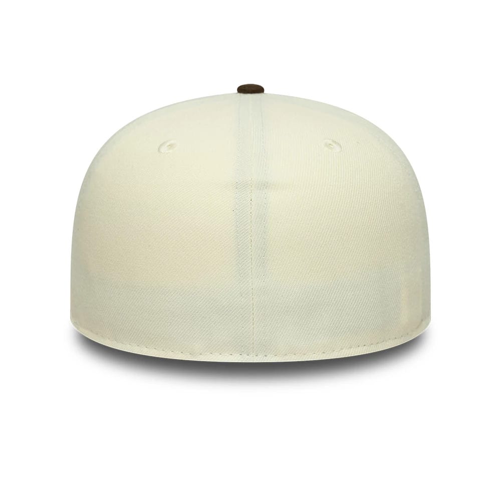 This is a New Era Cream 59FIFTY A-Frame Fitted Cap 7