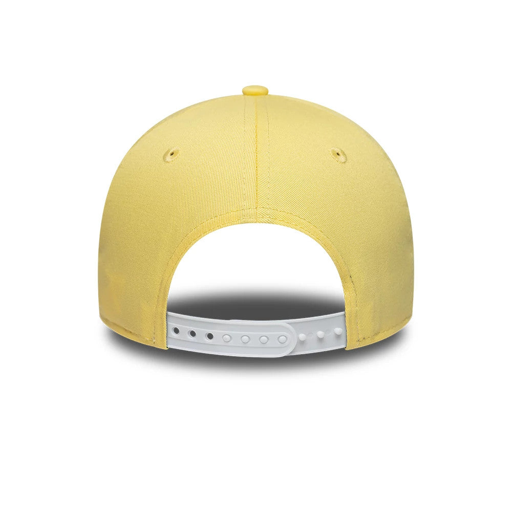 This is a LA Dodgers MLB Yellow 9FORTY A-Frame Adjustable Cap 4