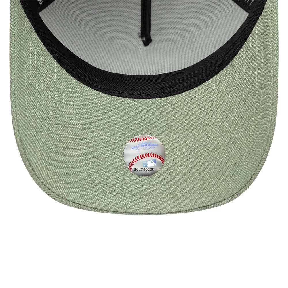 This is a New York Yankees MLB Pastel Green 9FORTY A-Frame Adjustable Cap 7