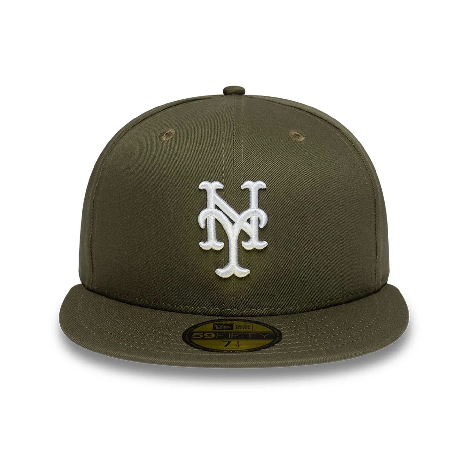 Pictured is this New York Mets MLB Dark Green 59FIFTY Fitted cap. 2