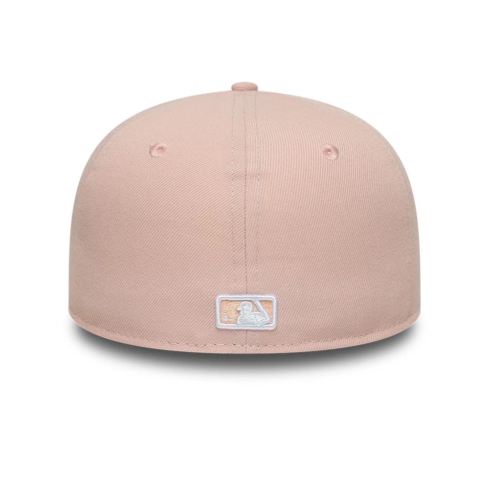 This is a New York Yankees MLB Pastel Pink Low Profile 59FIFTY Fitted Cap 4