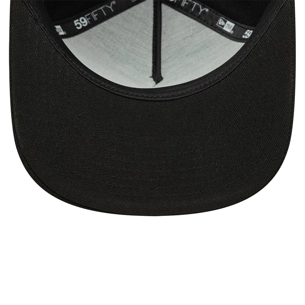 This is a New Era Black 59FIFTY A-Frame Fitted Cap 7