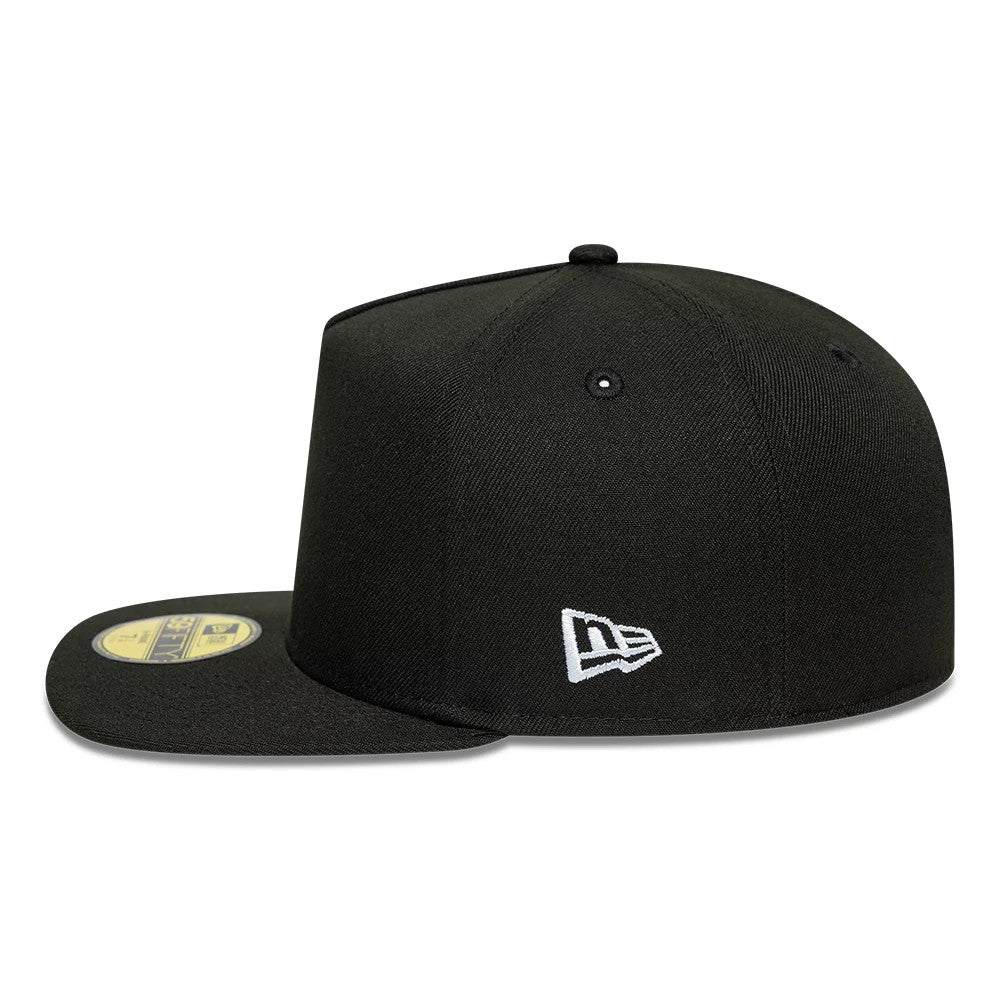 This is a New Era Black 59FIFTY A-Frame Fitted Cap 4