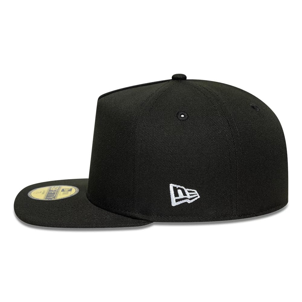 This is a New Era Black 59FIFTY A-Frame Fitted Cap 4