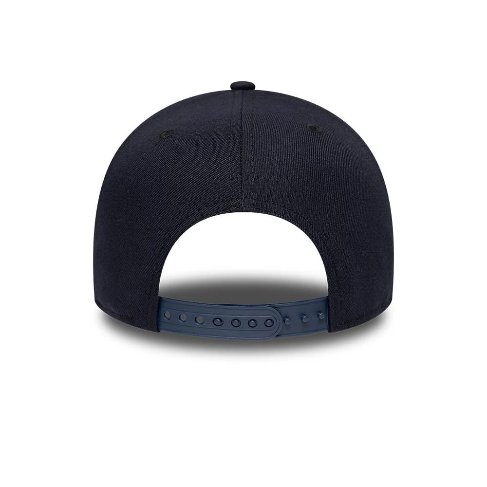 Pictured is this MLB Heart LA Angels 9FORTY A-Frame Adjustable cap in navy. 7