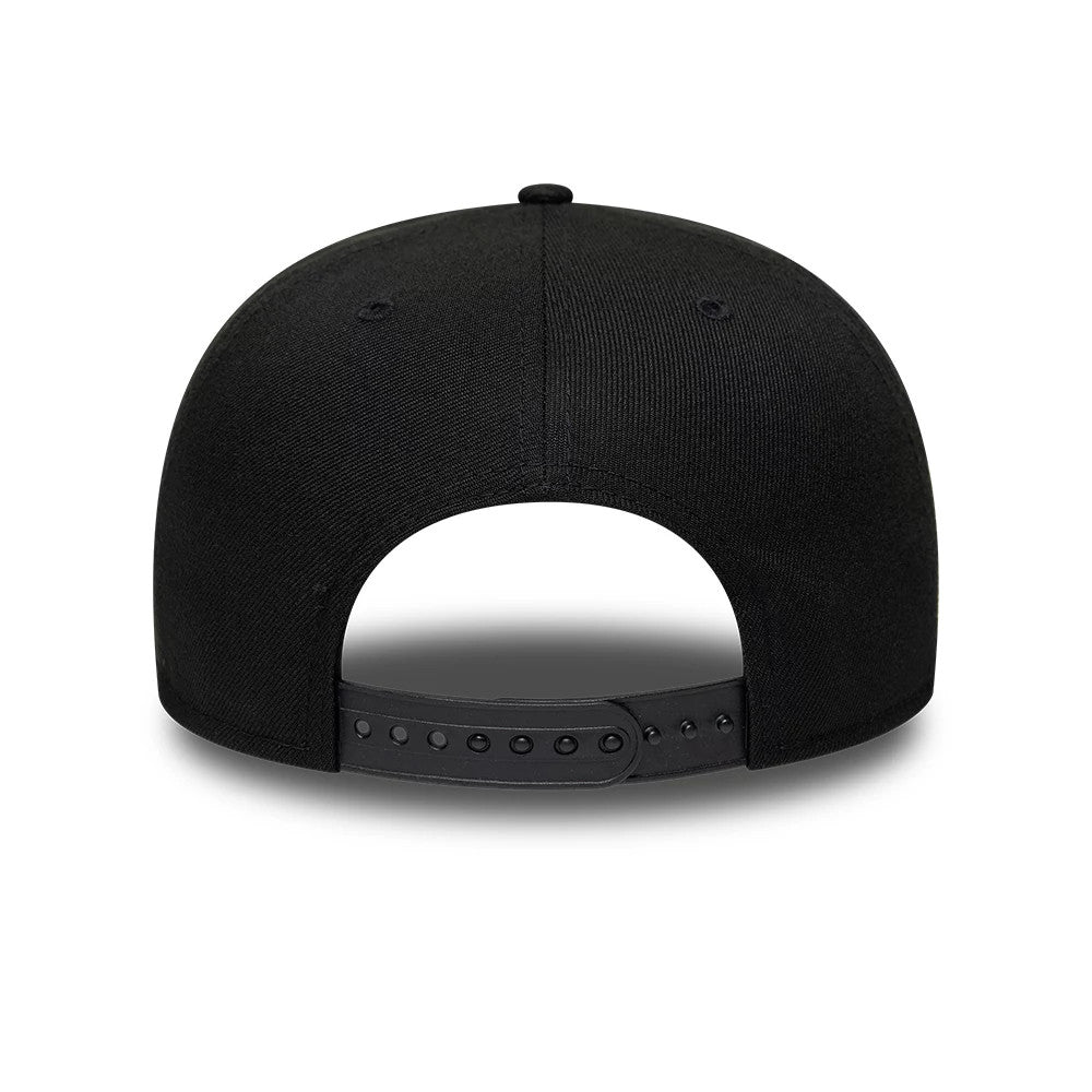 Pictured is this MLB Kanji LA Dodgers 9FIFTY Snapback Adjustable cap in black. 7