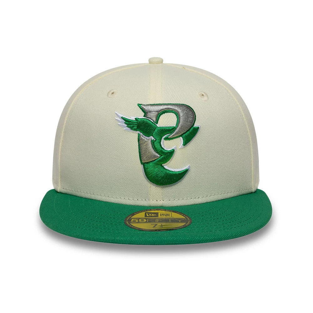 Pictured is this NFL City Originals Philadelphia Eagles 59FIFTY Fitted cap in cream. 2