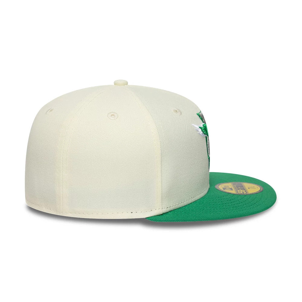 Pictured is this NFL City Originals Philadelphia Eagles 59FIFTY Fitted cap in cream. 7