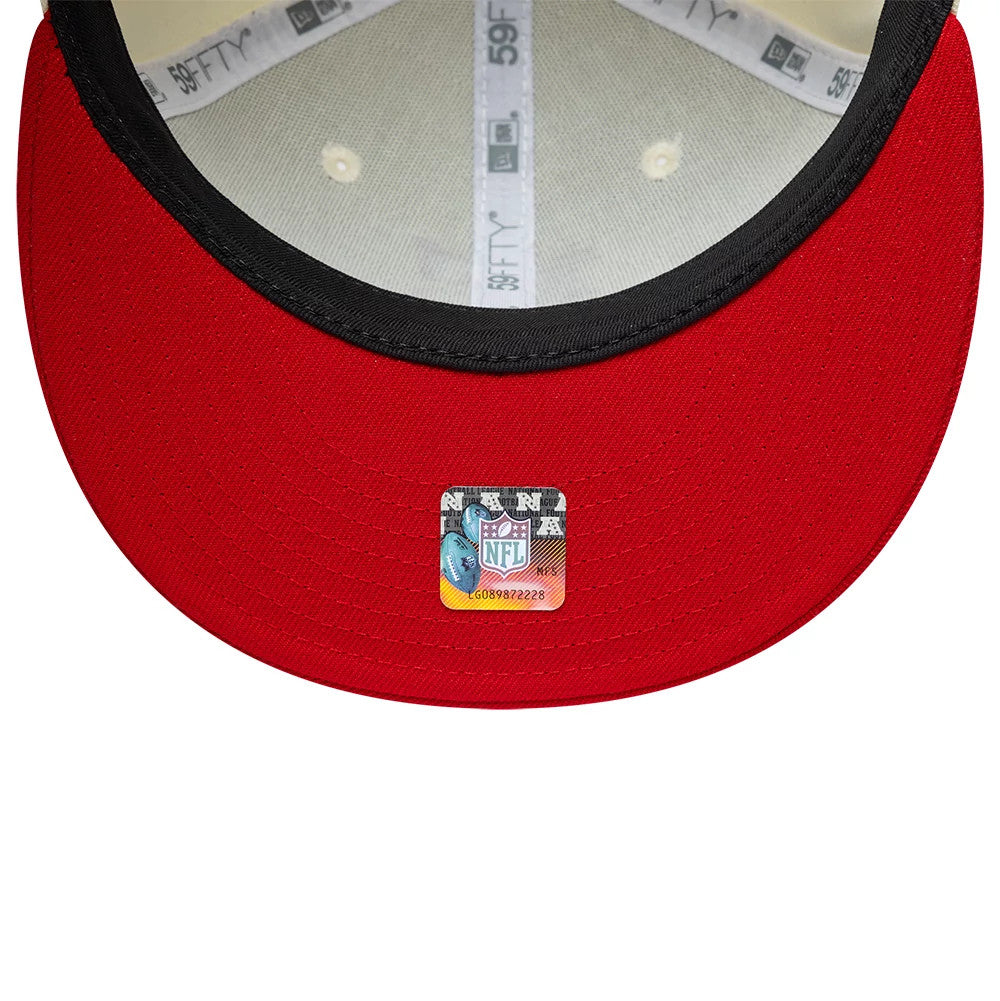 Pictured is this NFL City Originals New York Giants 59FIFTY Fitted cap in cream. 2