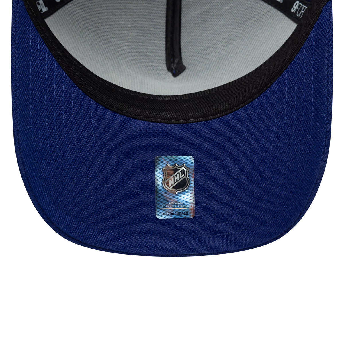 Pictured is this NHL London Game 2026 Tampa Bay Lightning 9FORTY A-Frame cap in dark blue. 7