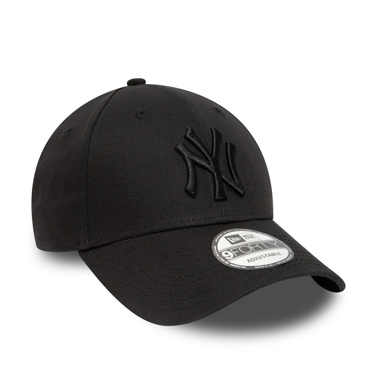 This is a New York Yankees Essential Black on Black 9FORTY Cap 3
