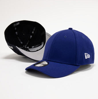 1 black and 1 navy blank baseball caps with new era logo
