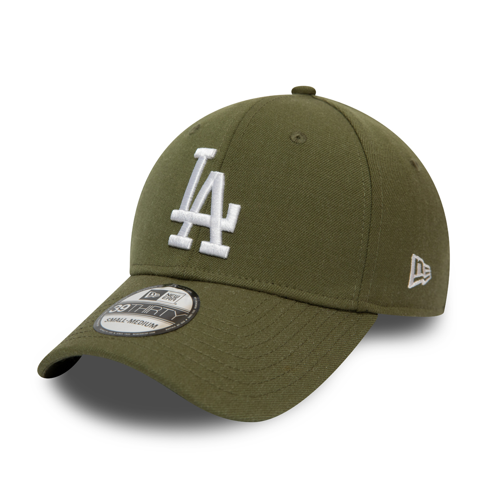 New Era 39Thirty Cap Los Angeles Dodgers heather army 