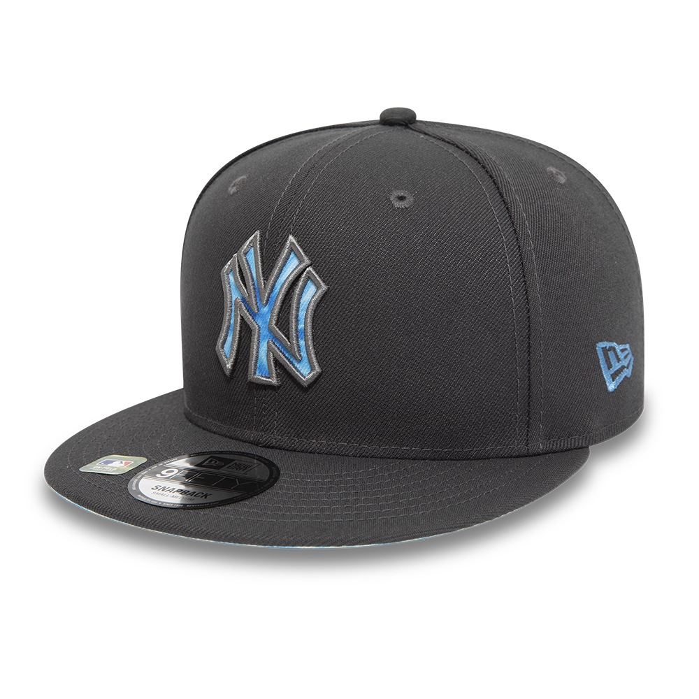 NY Yankees graphite New Era 9Fifty Snapback Cap 