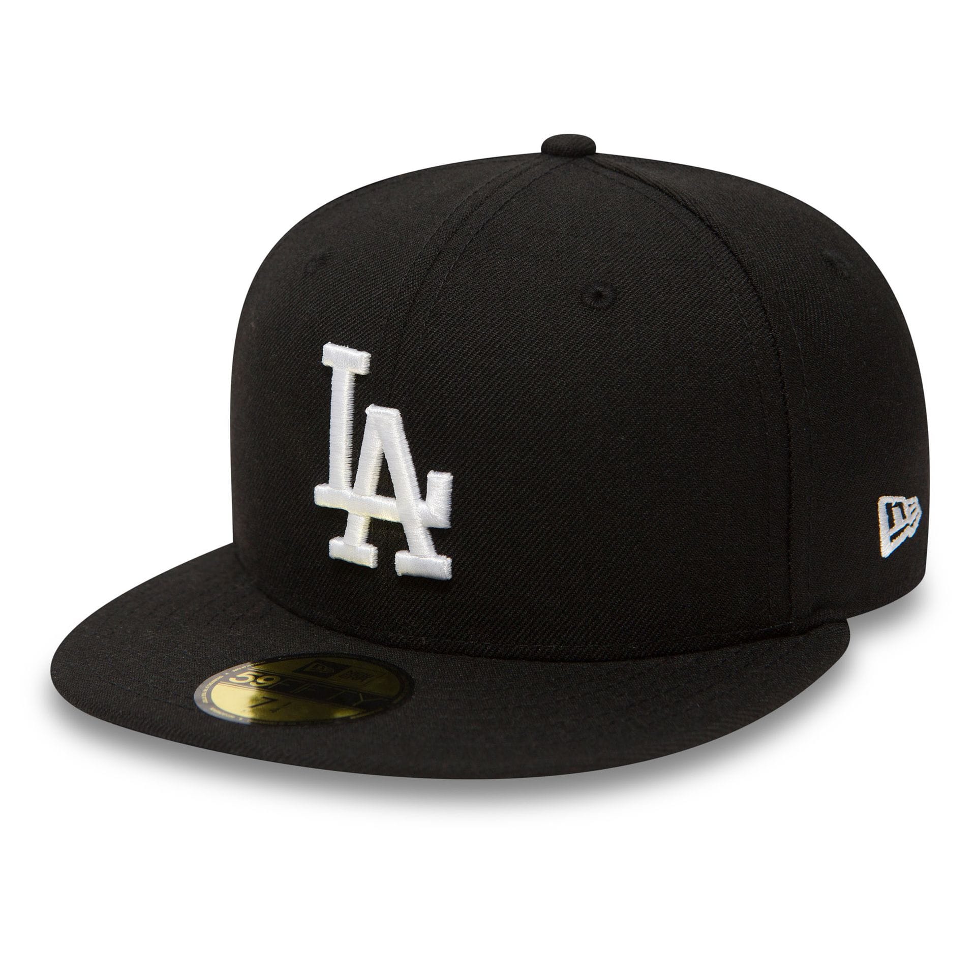 Official New Era LA Dodgers Essential Black 59FIFTY Fitted Cap