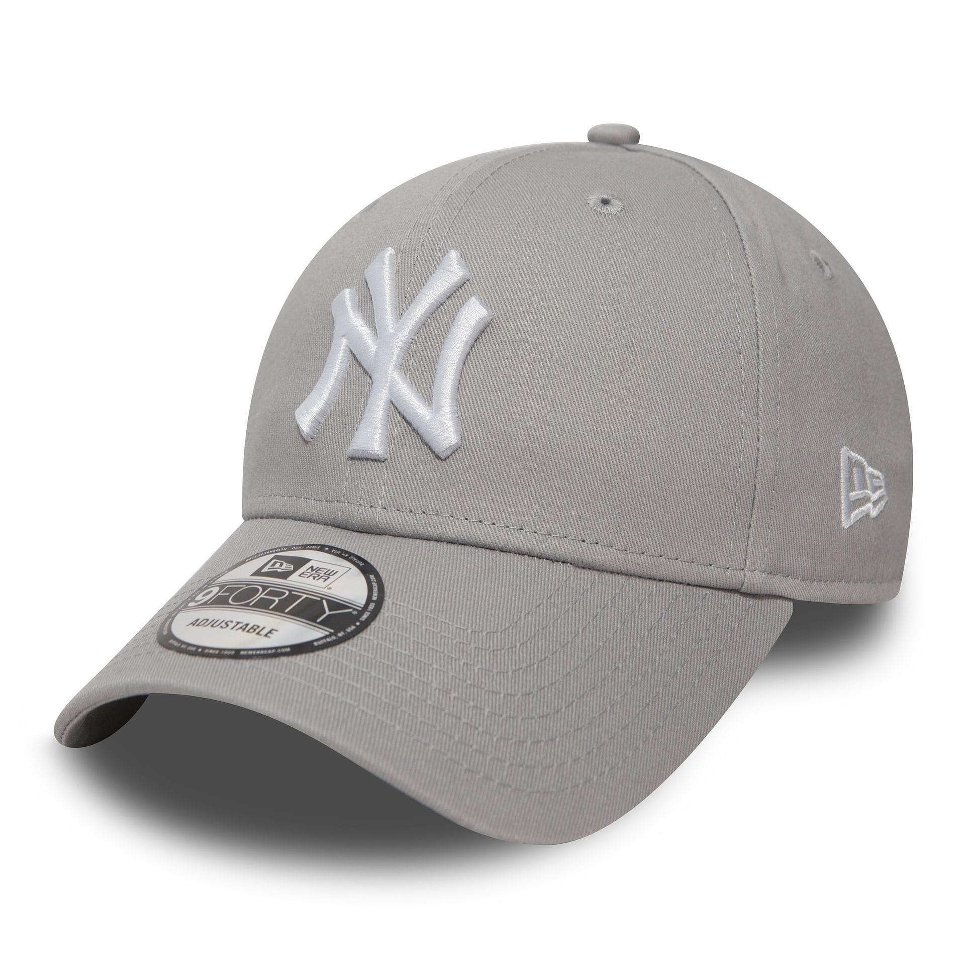Official New Era League Basic New York Yankees Grey 9FORTY Cap