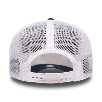 This is a LA Dodgers Clean Blue A-Frame Trucker Cap 3