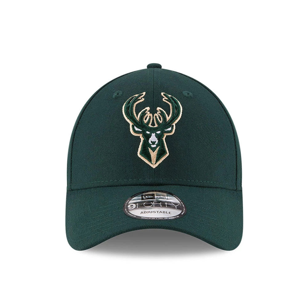 This is a Milwaukee Bucks The League Green 9FORTY Cap 2