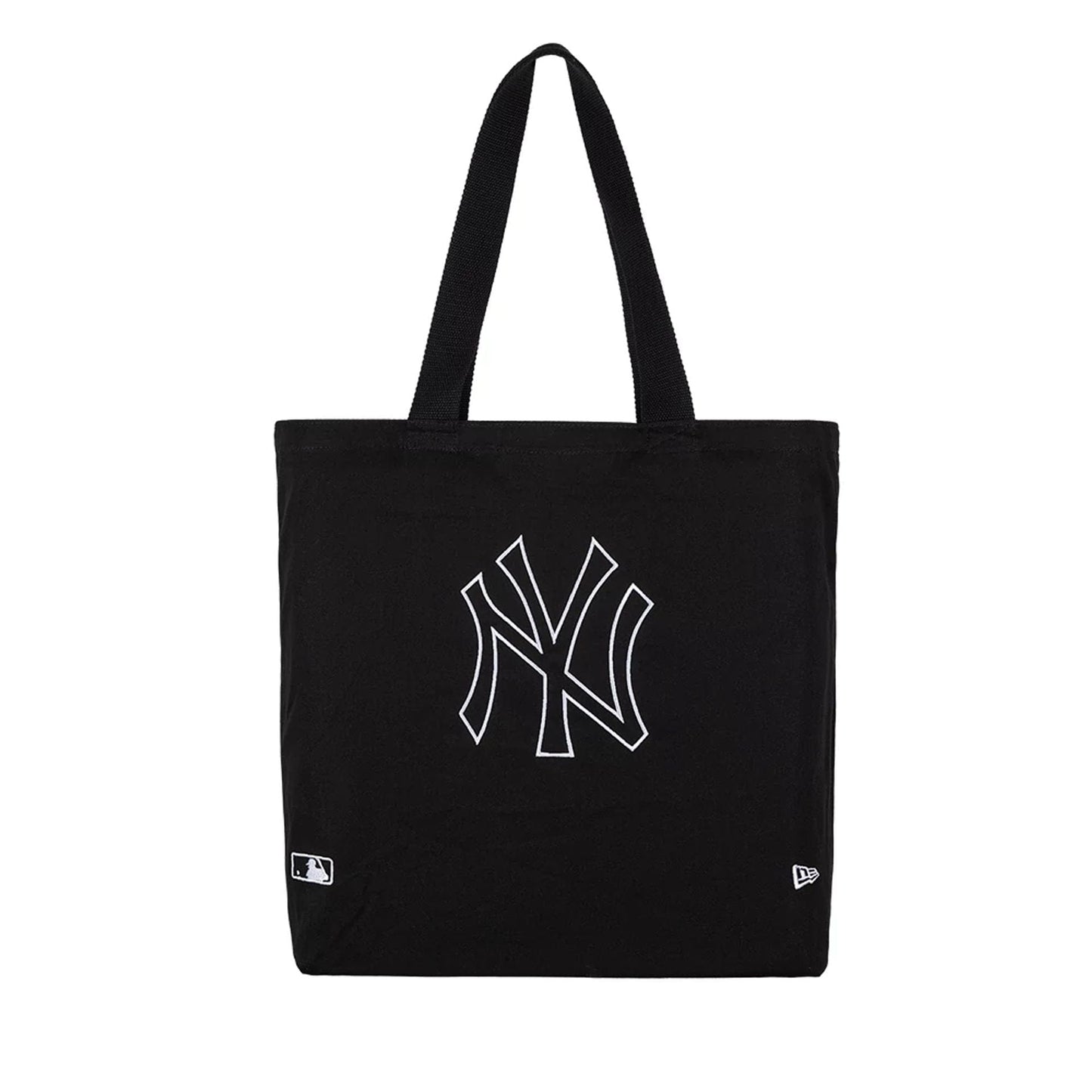 This is a New York Yankees MLB Canvas Black Premium Tote Bag 2