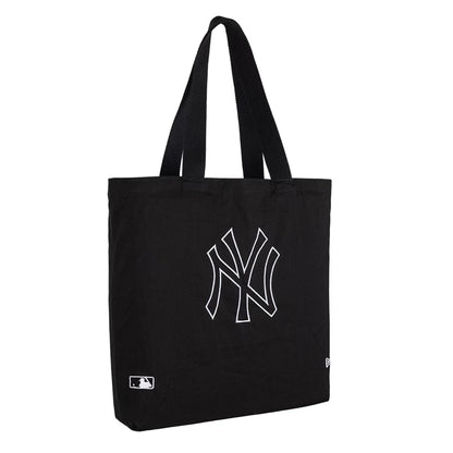 This is a New York Yankees MLB Canvas Black Premium Tote Bag 3