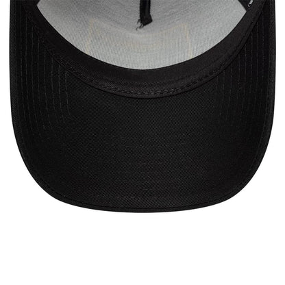 Pictured is this New Era Mississippi Gator 9FORTY A-Frame Trucker Adjustable cap in black. 7
