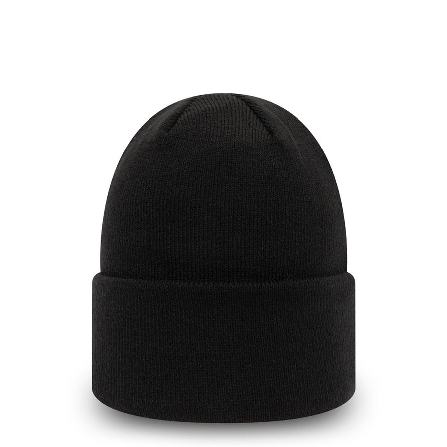 This is a Las Vegas Raiders Essential Black Cuff Beanie Hat 2