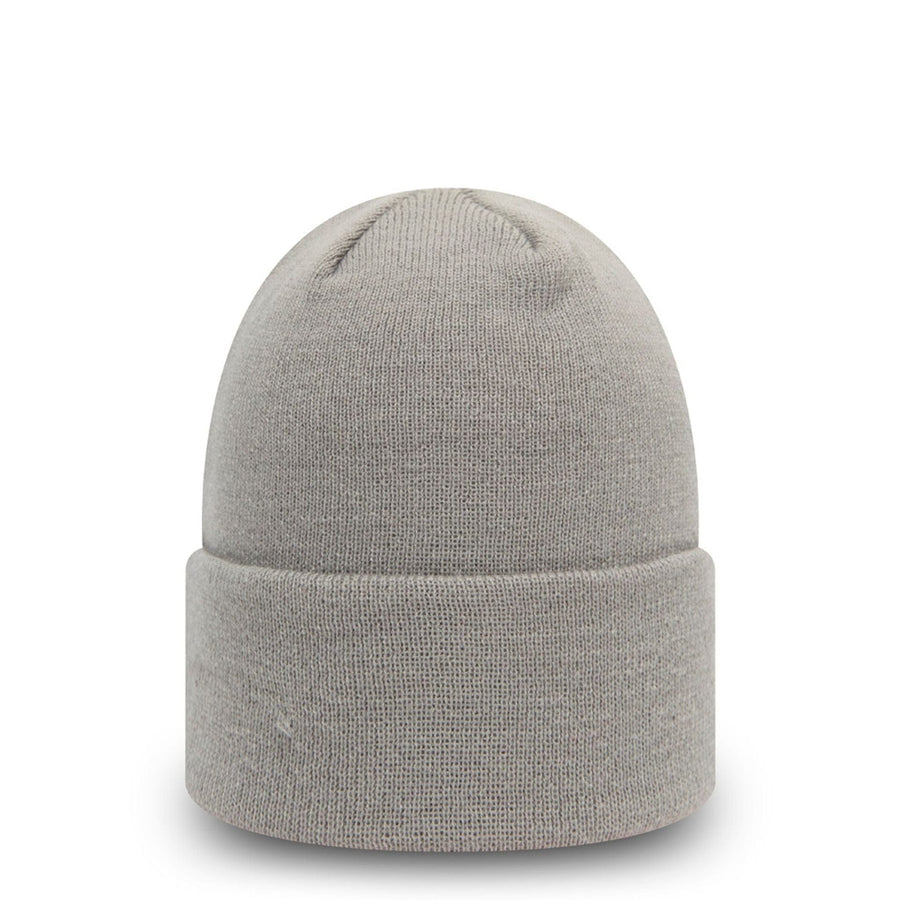 This is a New Era Essential Grey Beanie Hat 2