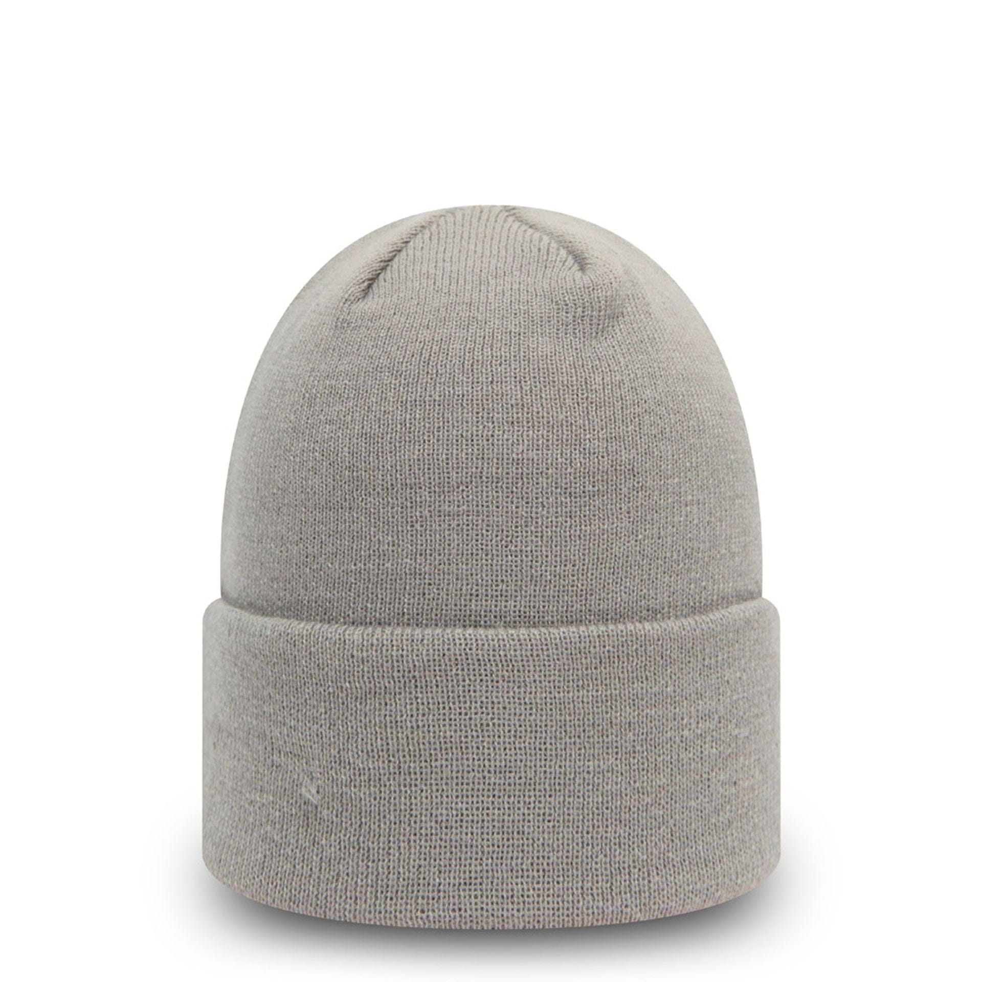 Official New Era Essential Grey Cuff Beanie Hat | NEC UK