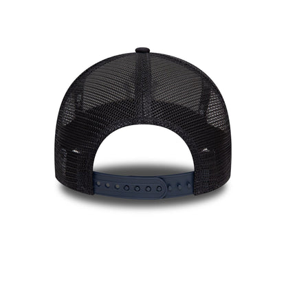 This is a New York Yankees Team Colour White A-Frame Trucker Cap 4