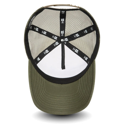 Pictured is this New Era Outdoor Washed 9FORTY A-Frame Trucker Adjustable cap in Dark Green. 3