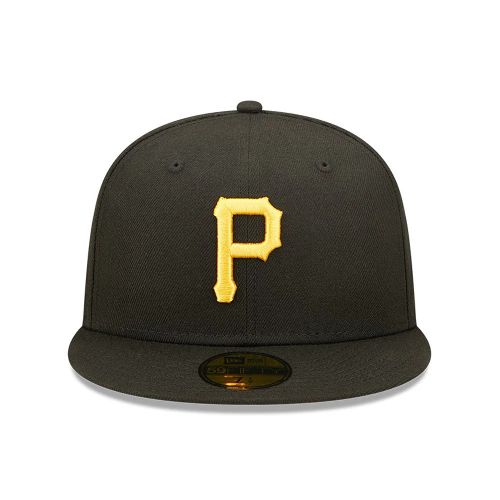 This is a Pittsburgh Pirates Authentic On Field Game Black 59FIFTY Cap 4