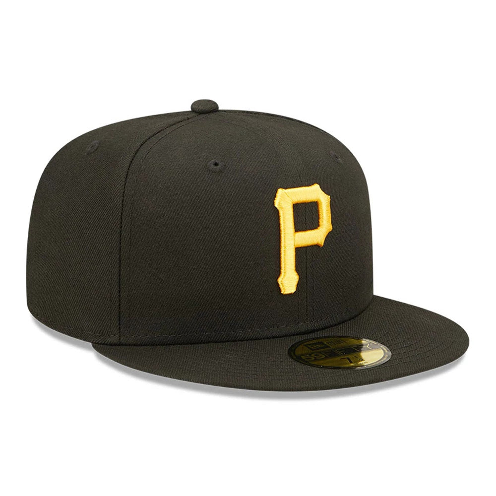 This is a Pittsburgh Pirates Authentic On Field Game Black 59FIFTY Cap 3
