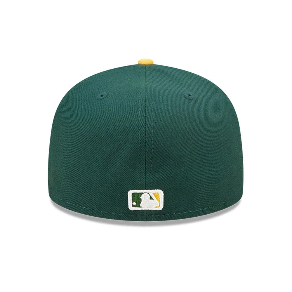 This is a Oakland Athletics MLB Dark Green 59FIFTY Fitted Cap 3