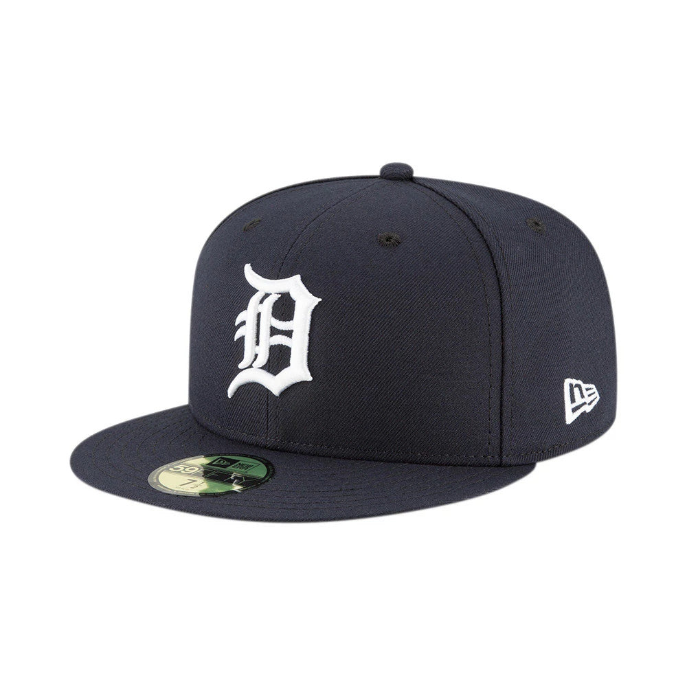 This is a Detroit Tigers Authentic On Field Home Navy 59FIFTY Cap 1
