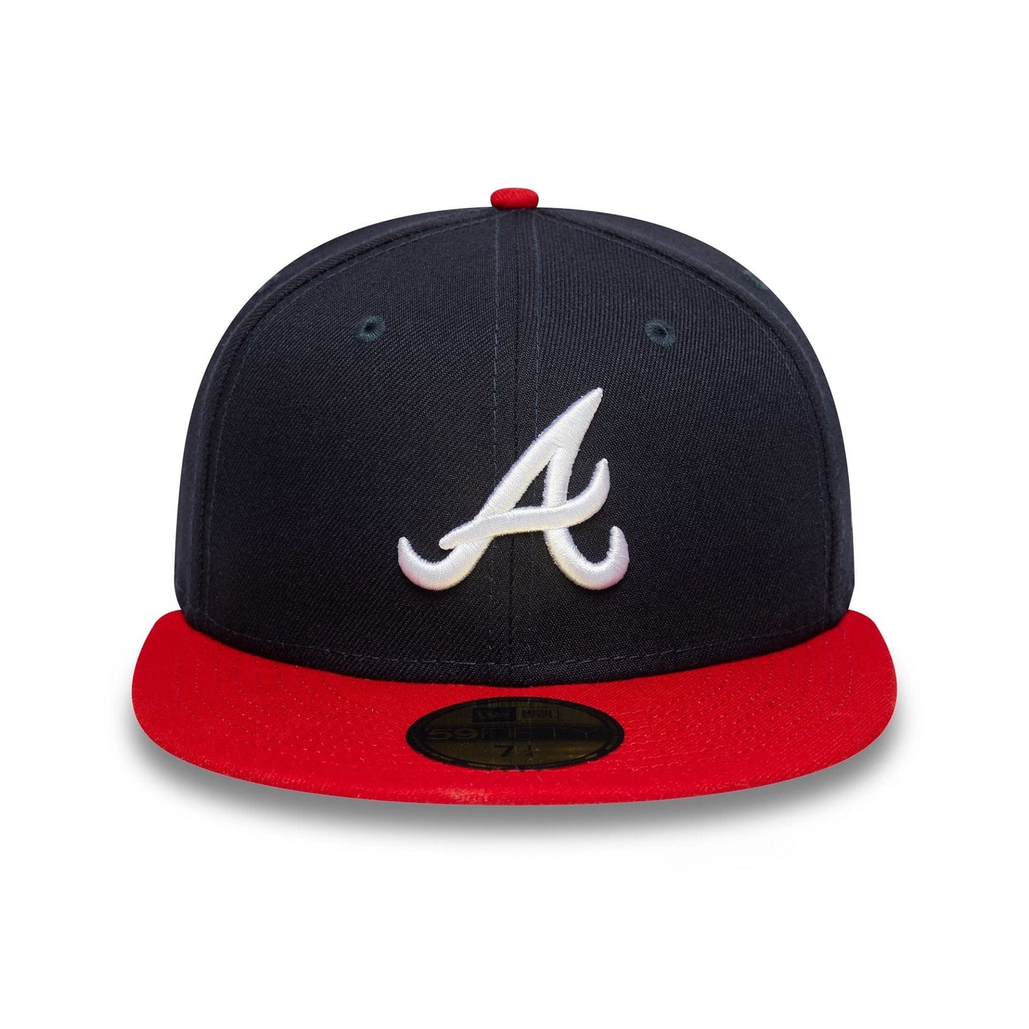 This is a Atlanta Braves Authentic On Field Home Navy 59FIFTY Cap 2