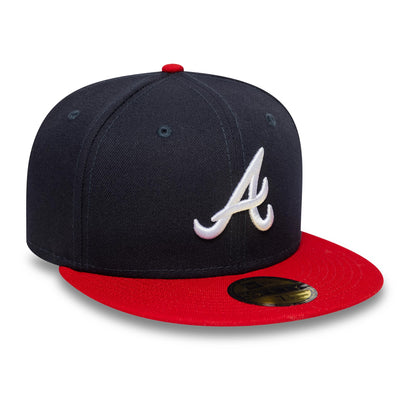This is a Atlanta Braves Authentic On Field Home Navy 59FIFTY Cap 3