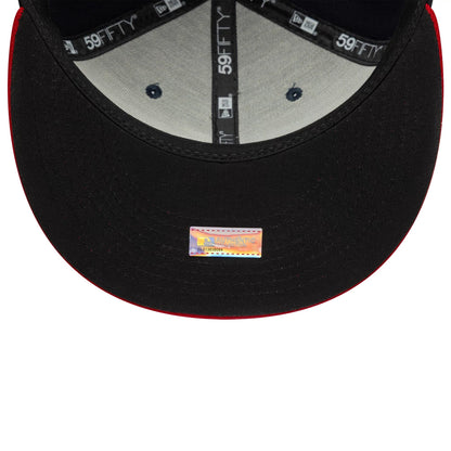 This is a Atlanta Braves Authentic On Field Home Navy 59FIFTY Cap 5