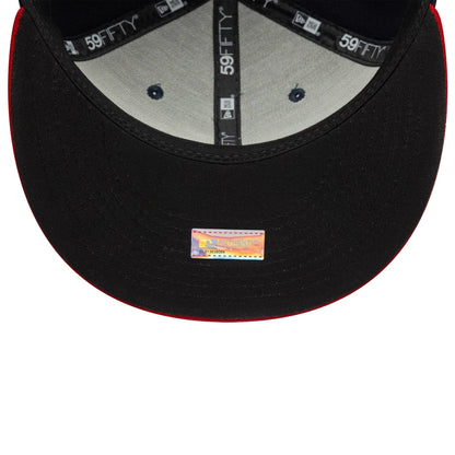 This is a Atlanta Braves Authentic On Field Home Navy 59FIFTY Cap 5