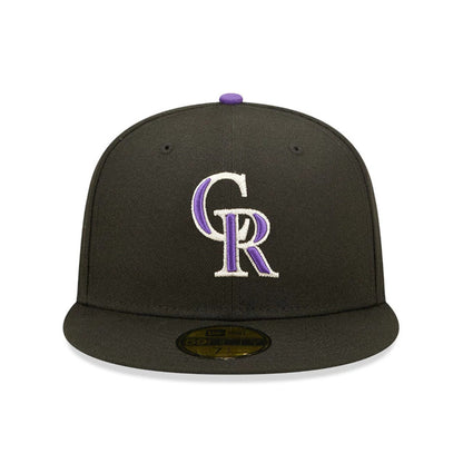 This is a Colorado Rockies Authentic On Field Black 59FIFTY Cap 3