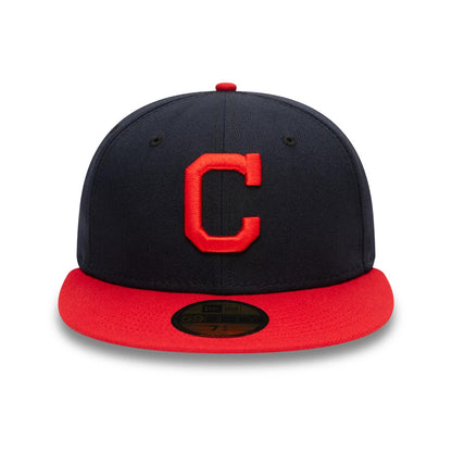 This is a Cleveland Guardians Authentic On Field Navy 59FIFTY Cap 2