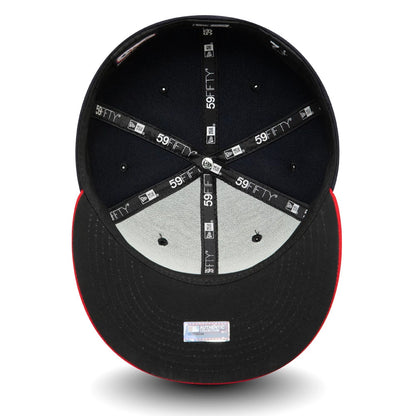 This is a Cleveland Guardians Authentic On Field Navy 59FIFTY Cap 4