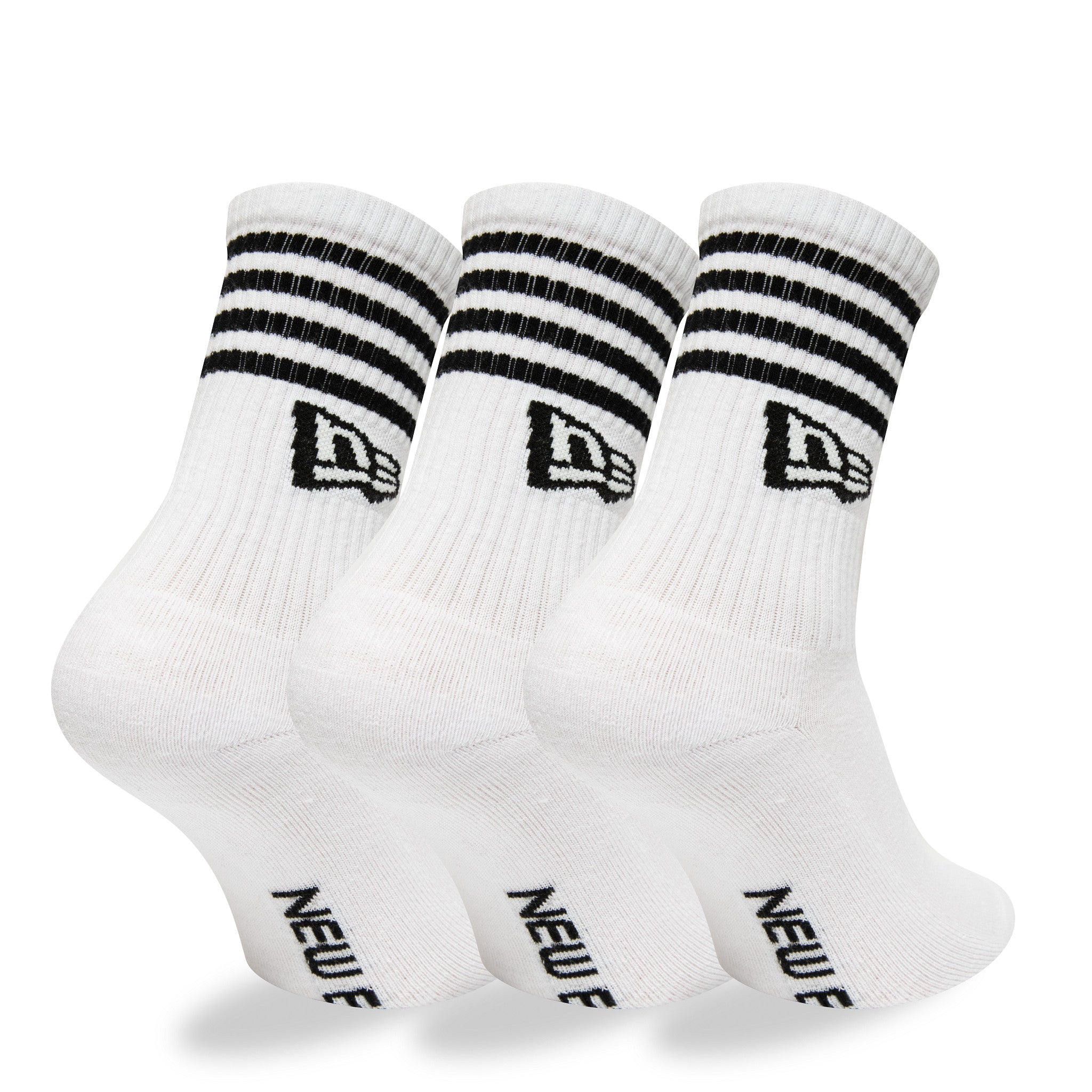 thumbnail image 2 of 6-Pack Mens White Cotton Athletic Crew Socks – Comfort Cushion Hiking Socks 2 of 6