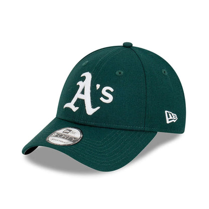 Pictured is this MLB Premium Felt Oakland Athletics 9FORTY cap in dark green. 1