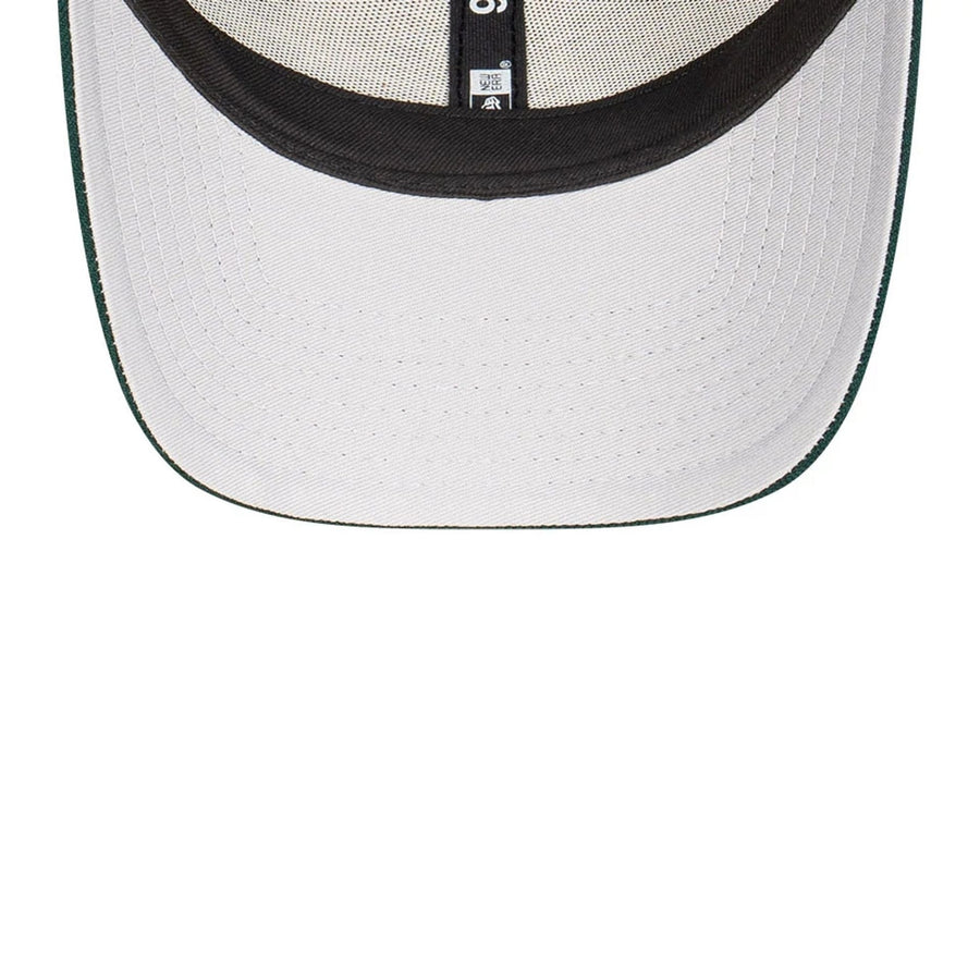 Pictured is this MLB Premium Felt Oakland Athletics 9FORTY cap in dark green. 2