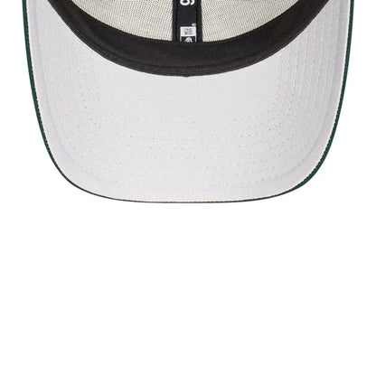 Pictured is this MLB Premium Felt Oakland Athletics 9FORTY cap in dark green. 2