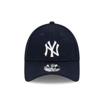 Pictured is this MLB Premium Felt New York Yankees 9FORTY cap in navy. 3