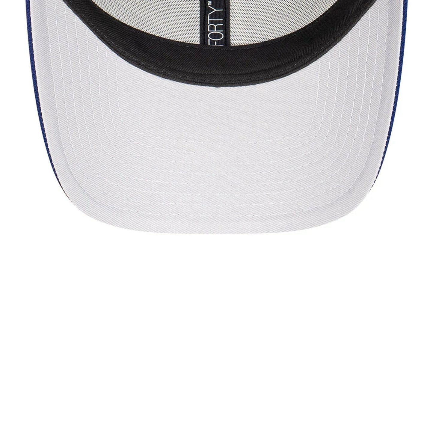 Pictured is this MLB Premium Felt LA Dodgers 9FORTY cap in dark blue. 2