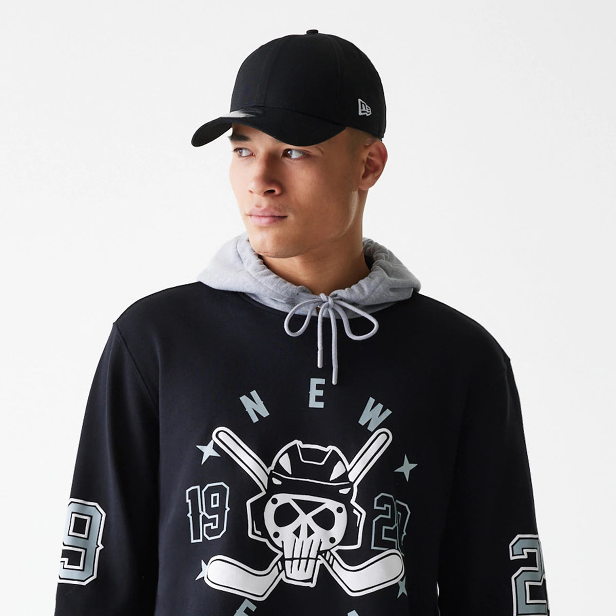 New Era Street Dangle Grey Pullover Hoodie 6