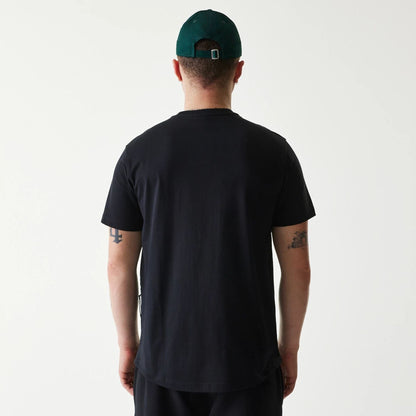 The Male model is wearing New Era Outdoor Earth Day Black T-Shirt 2